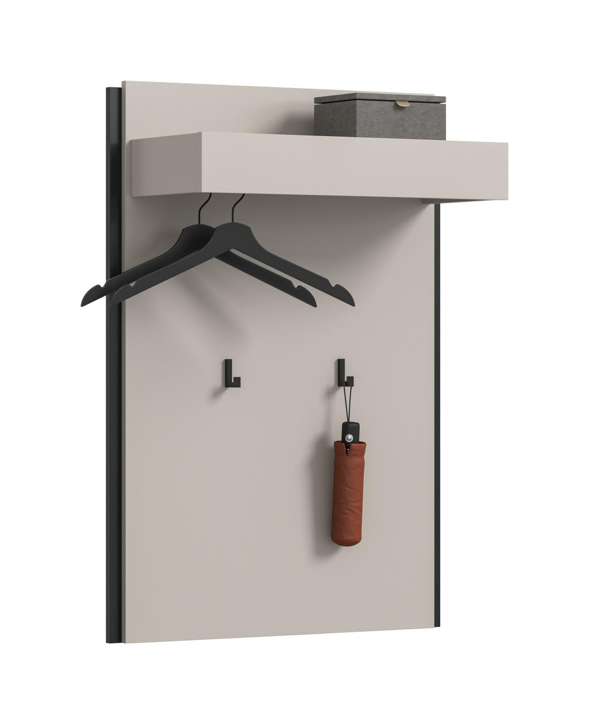 PANEEL Emil Kaschmir 75/27/106 cm - Beige, Holzwerkstoff (75/106/27cm) - Xonox