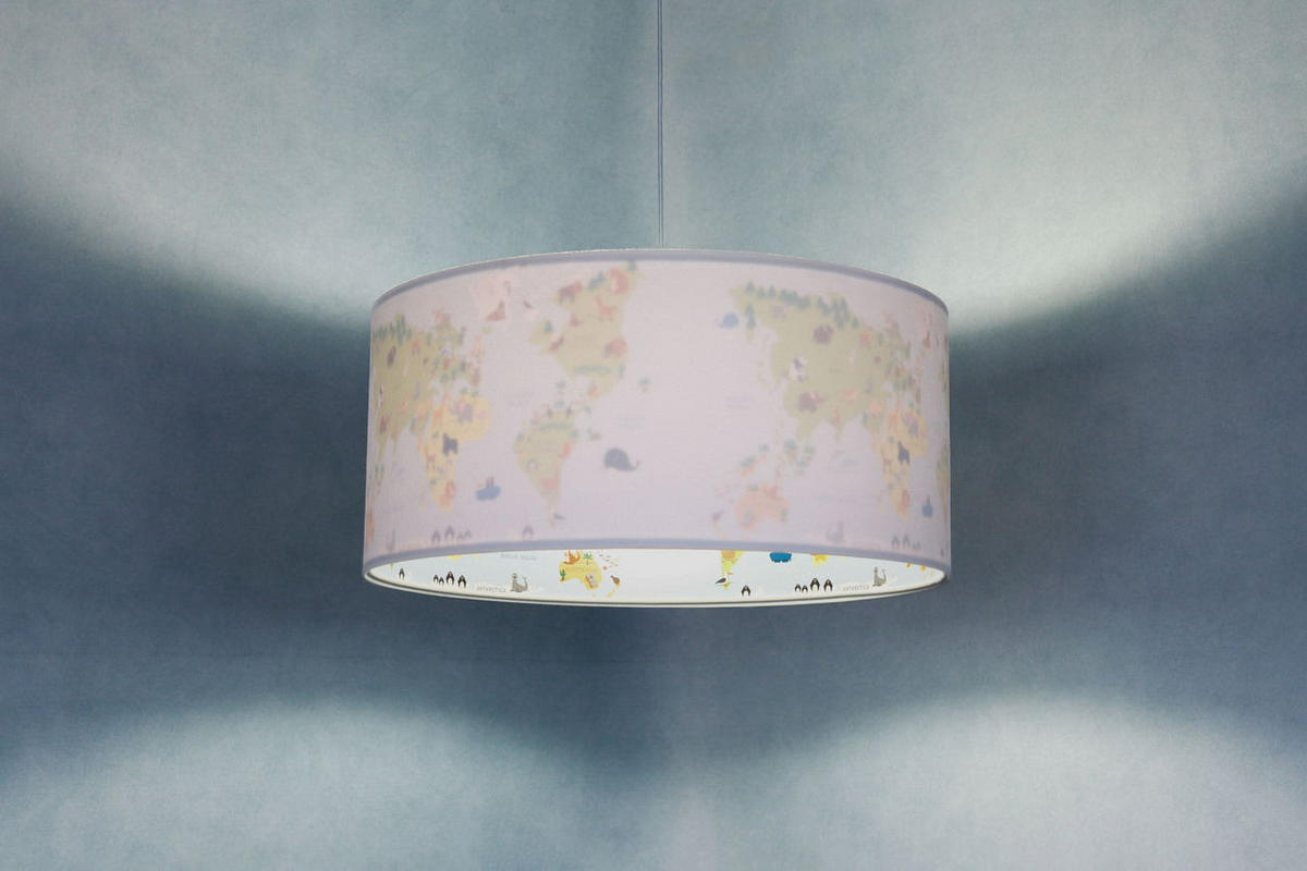 HÄNGELEUCHTE Bunt 60/30 cm - Multicolor/Weiß, Kunststoff (60/1.1/30cm) - ONZENO