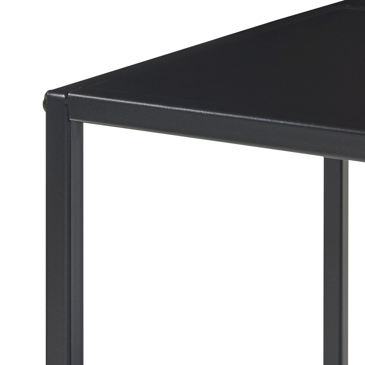 BÜCHERREGAL Reisjärvi - Schwarz, Metall (75/115/35cm) - [en.casa]