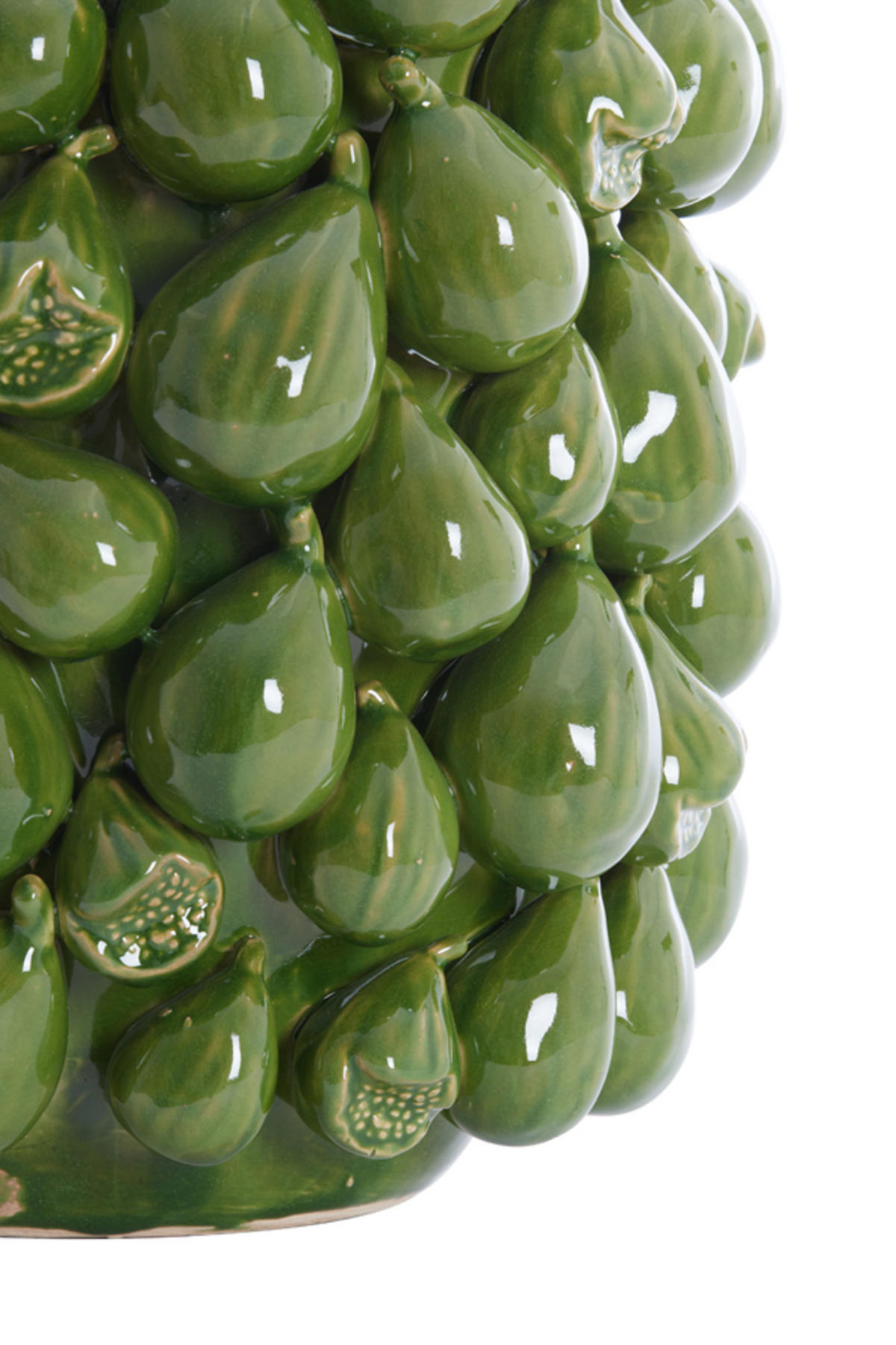 VASE Natalia Grün Ø35/47 cm - Grün, Keramik (47cm) - Light & Living