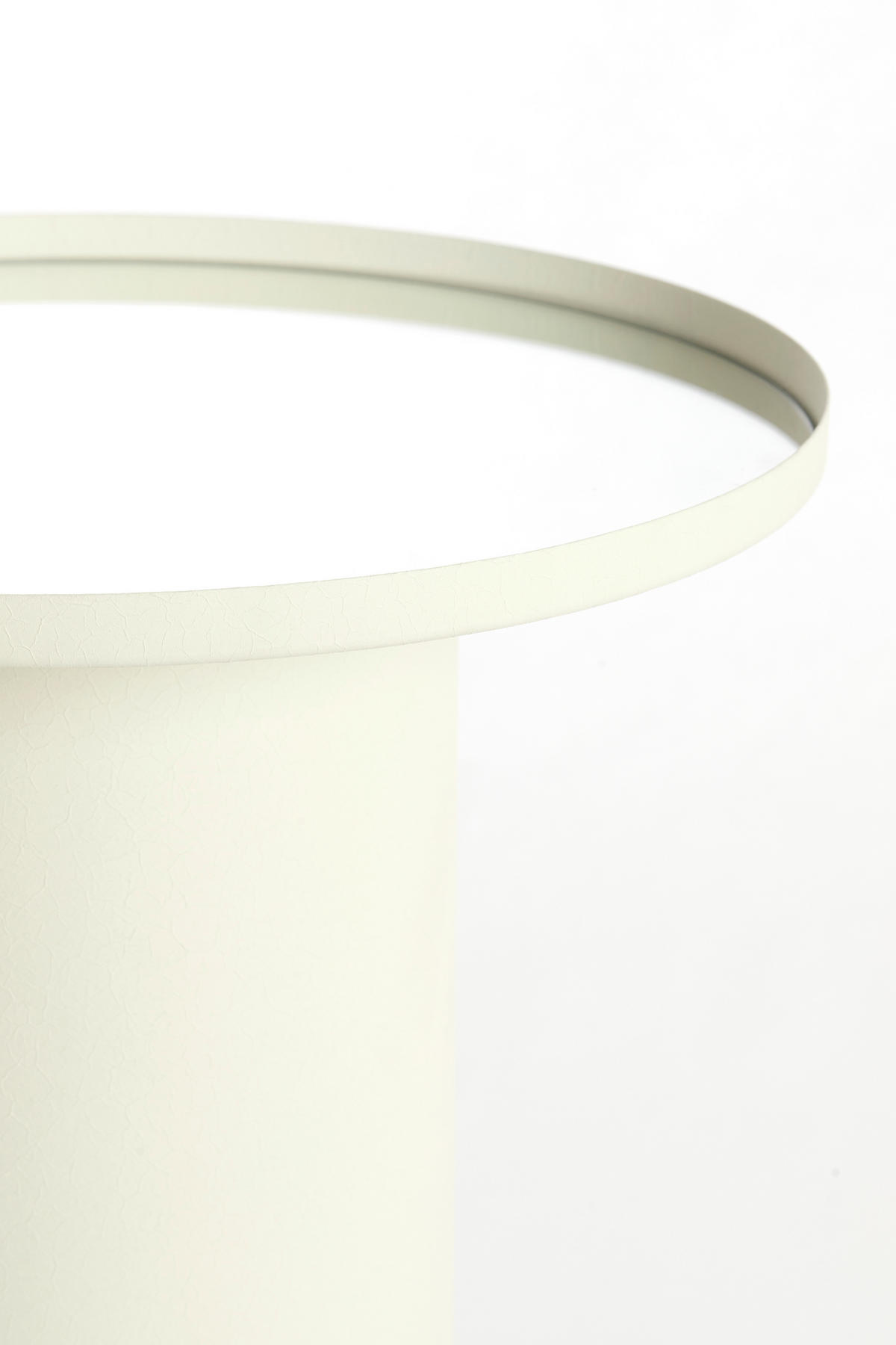 BEISTELLTISCH Fatima Weiß 46/46/56 cm - Weiß, Metall (46/46/56cm) - Light & Living