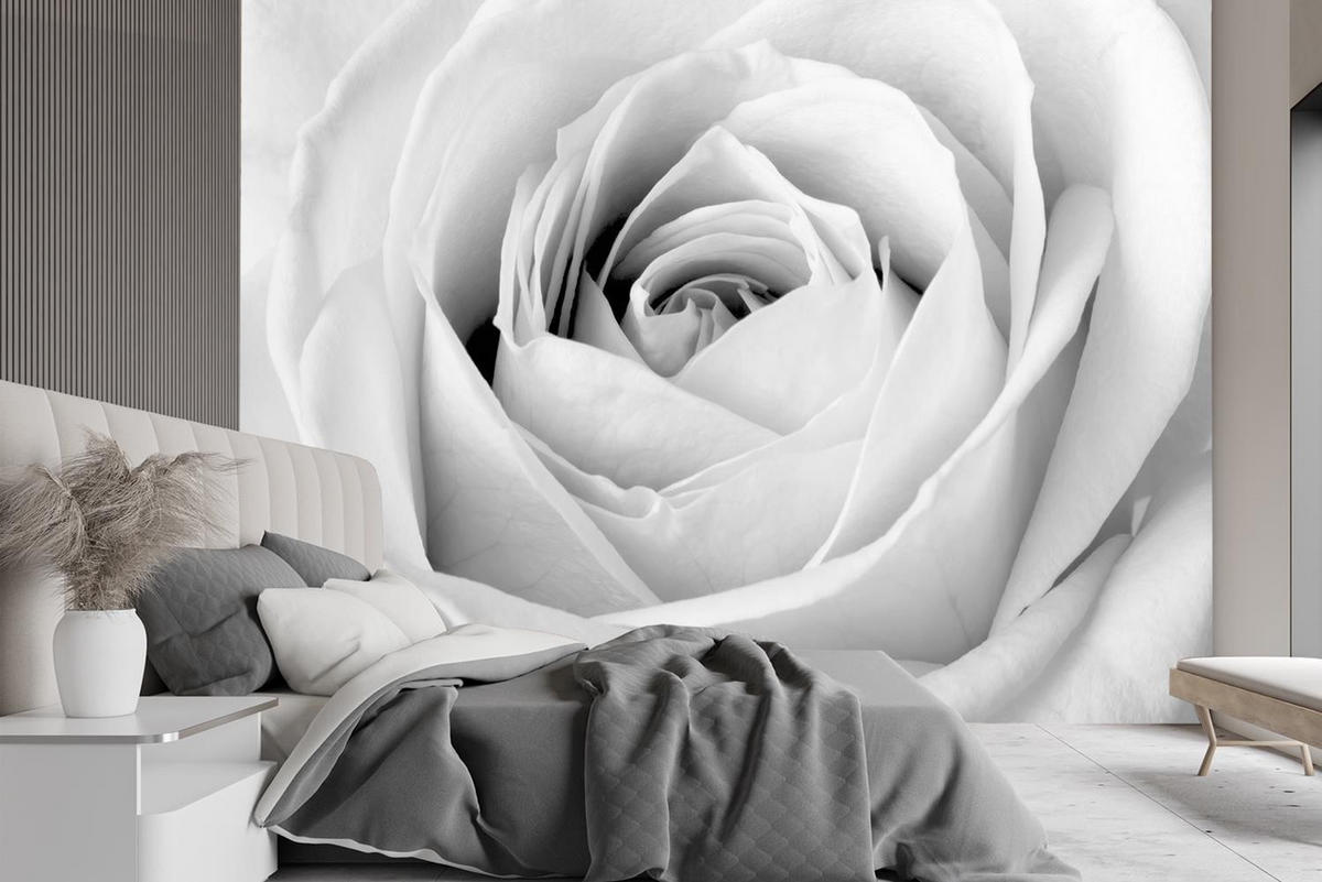 VLIESTAPETE Schwarz 250/175 cm - Schwarz/Weiß, Textil (250/1cm) - KUNSTLOFT