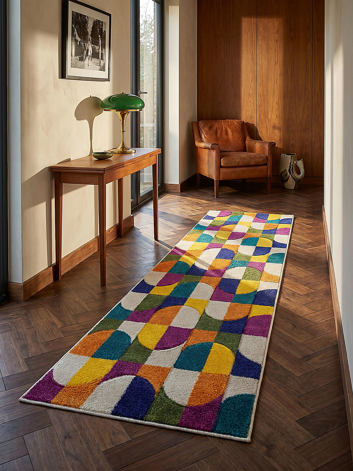 TEPPICH QUAGGY, geometrisch, Bunt, 66 x 300 cm - Multicolor, Textil (300/66cm) - KADIMA DESIGN