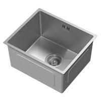 SPÜLBECKEN Edelstahl 34/40cm - Silberfarben, Metall (34/20/40cm) - ML-DESIGN