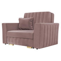 SCHLAFSOFA Viva Glam I - Naturfarben/Rosa, Holz/Kunststoff (115/85/98cm) - MIRJAN24