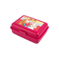BROTDOSE Bibi & Tina Pferde Rot 17,5 x 12,8 x 6,9 cm - Rot, Kunststoff (17.5/6.9/12.8cm) - United Labels