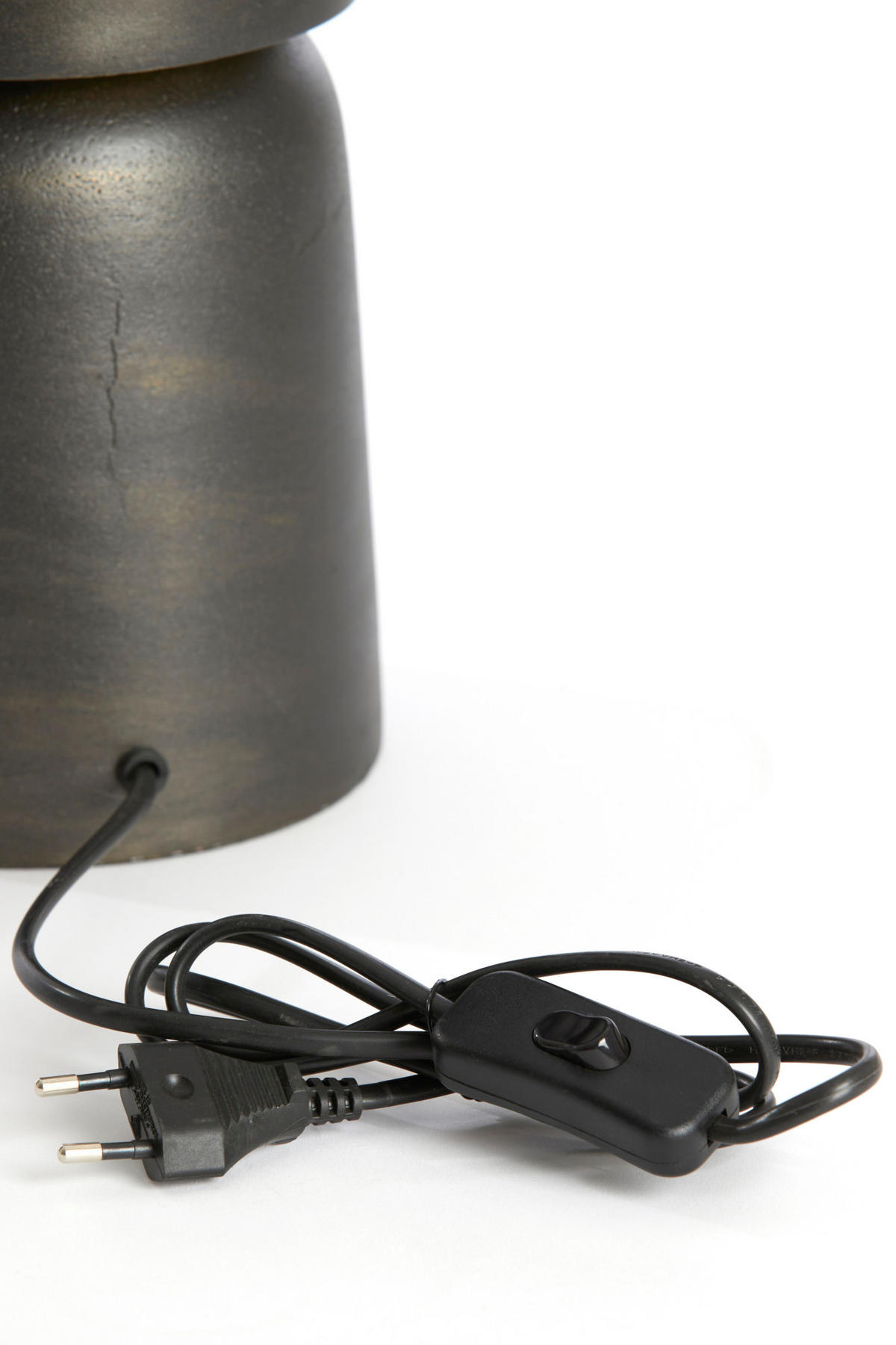 LAMPENFUSS Labis Grau Ø15/48 cm - Grau, Metall (15/15/48cm) - Light & Living