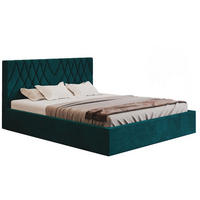 BETT Türkis OLDO 5 Mit Bettkasten 120x200 cm - Schwarz, Textil (120/200cm) - Sepro Meble