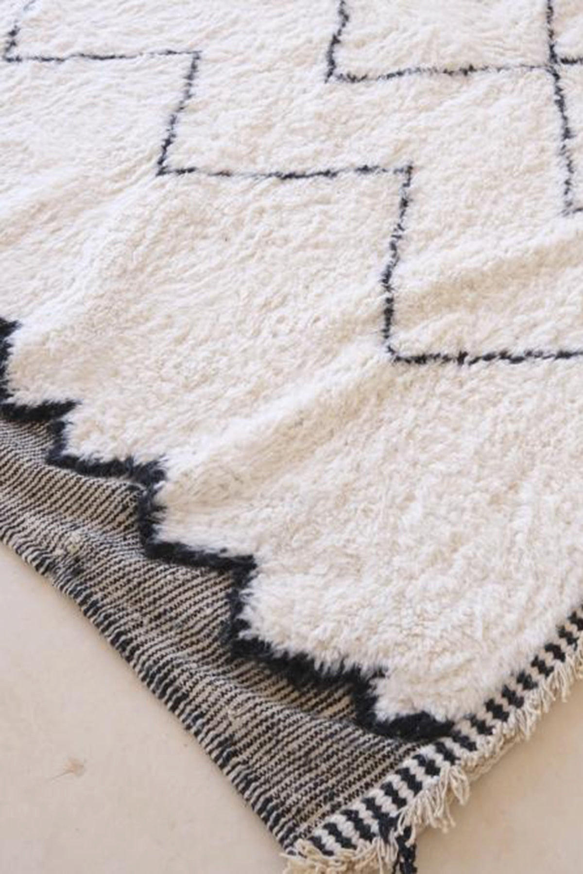 BERBERTEPPICH aus reiner Wolle 249x 348 cm - Weiß, Naturmaterialien (249/348cm) - AFK Living