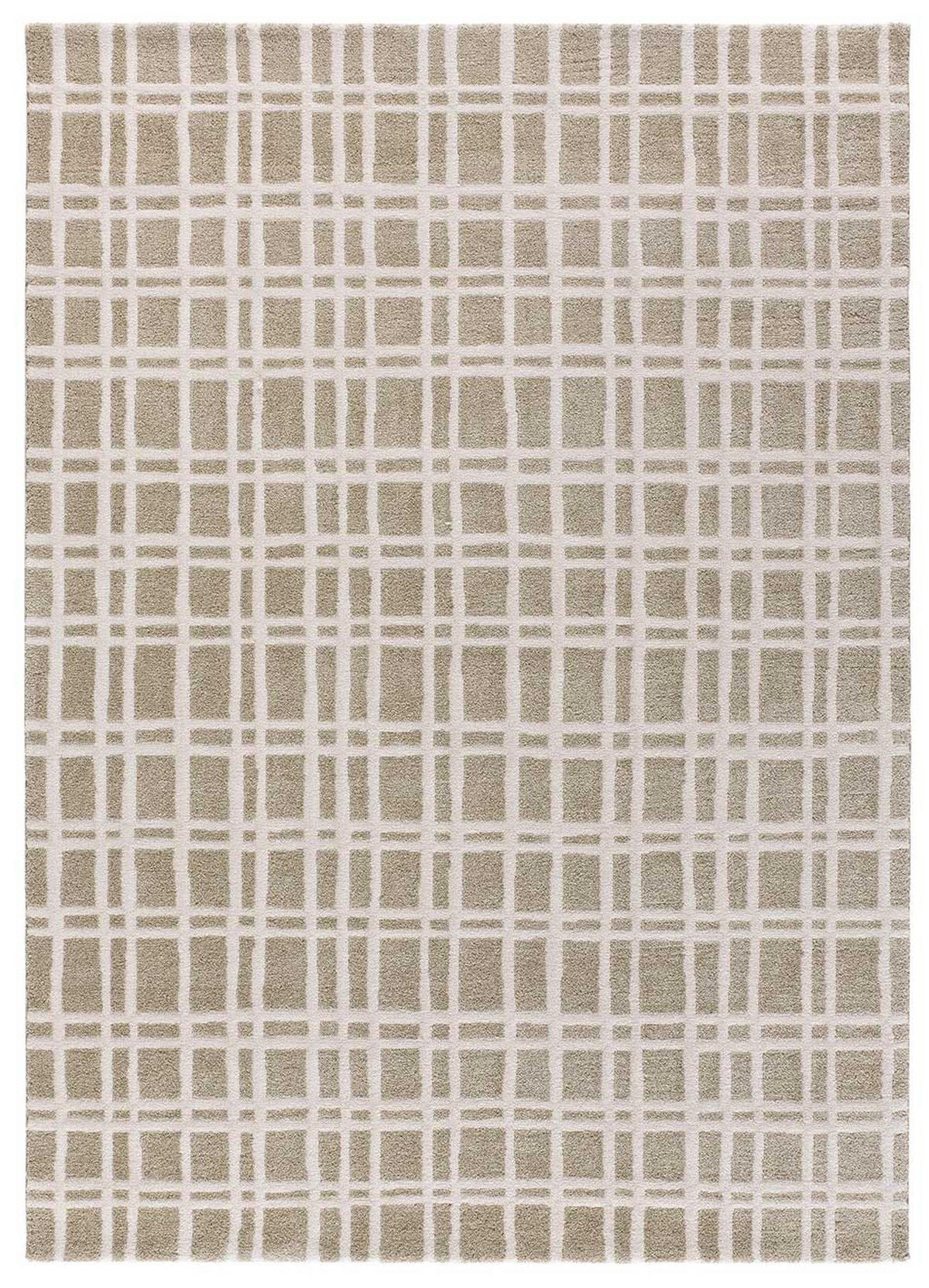 WEBTEPPICH Grün Caledonia 160/230 cm - Beige/Grün, Naturmaterialien/Textil (160/230cm) - Atticgo