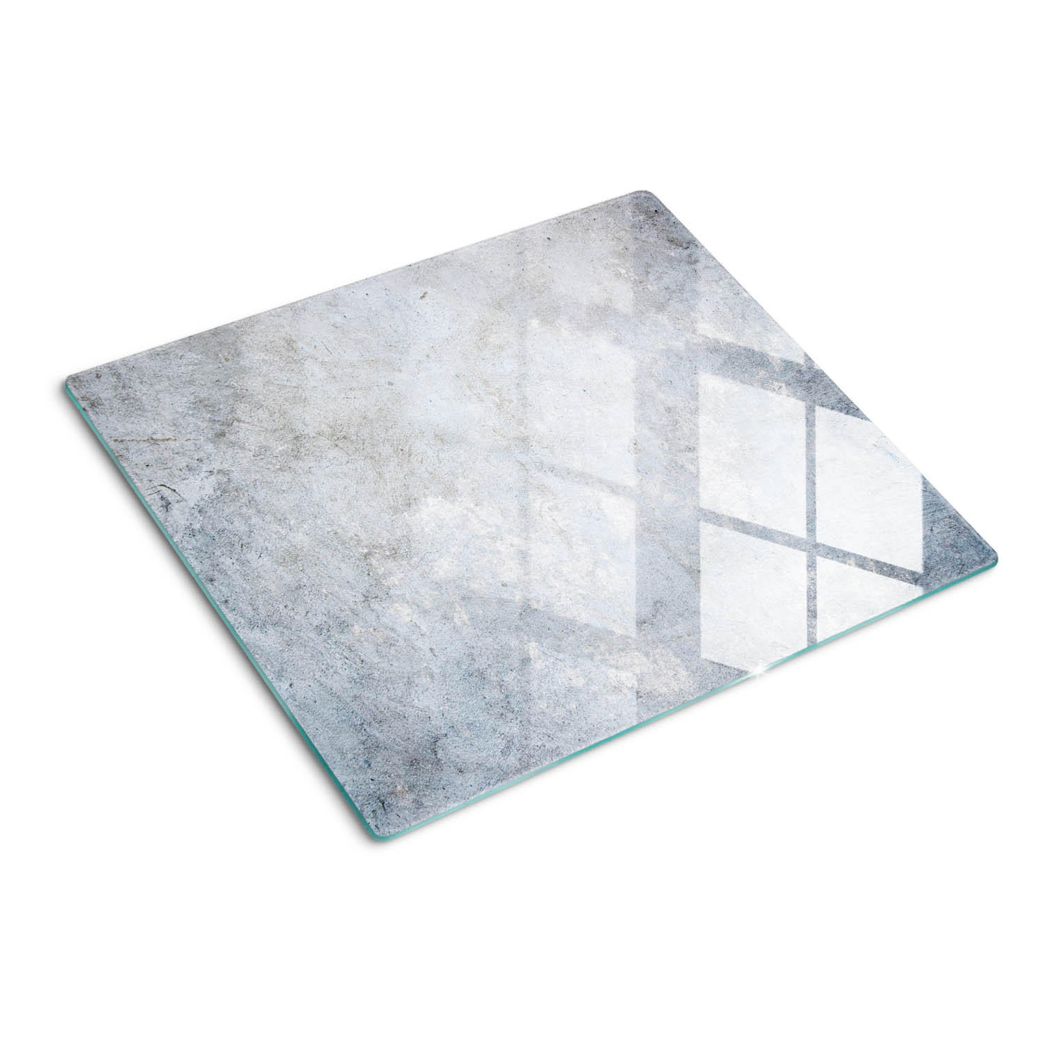 Tulup Glasplatte Grau 60x0.4x52 cm