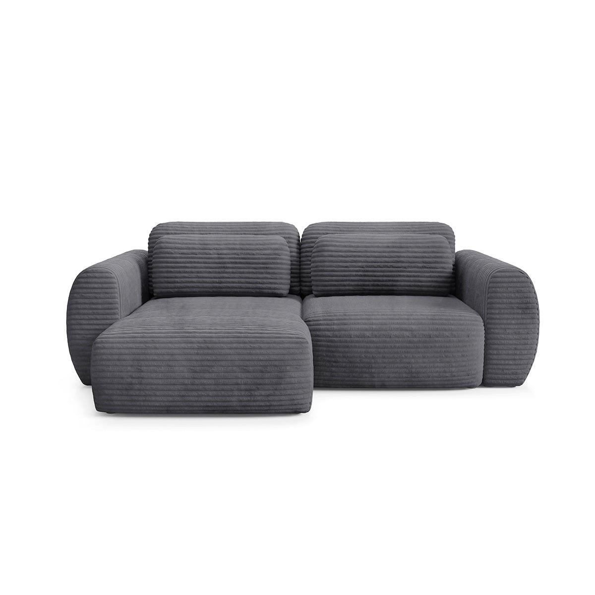 Petits-meubles Ecksofa Grau 270x165 cm