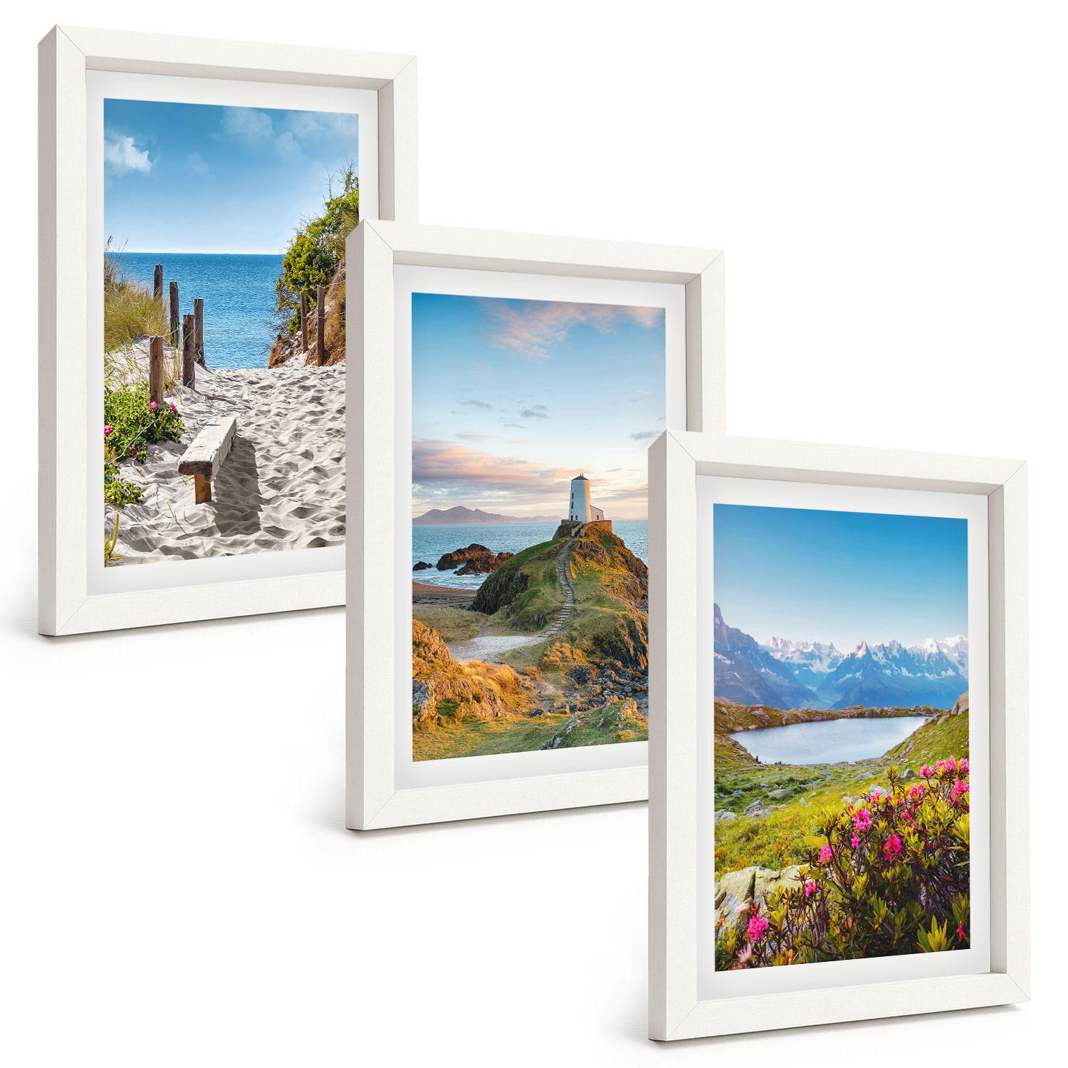 Tulup Bilder Weiß 20x30 cm