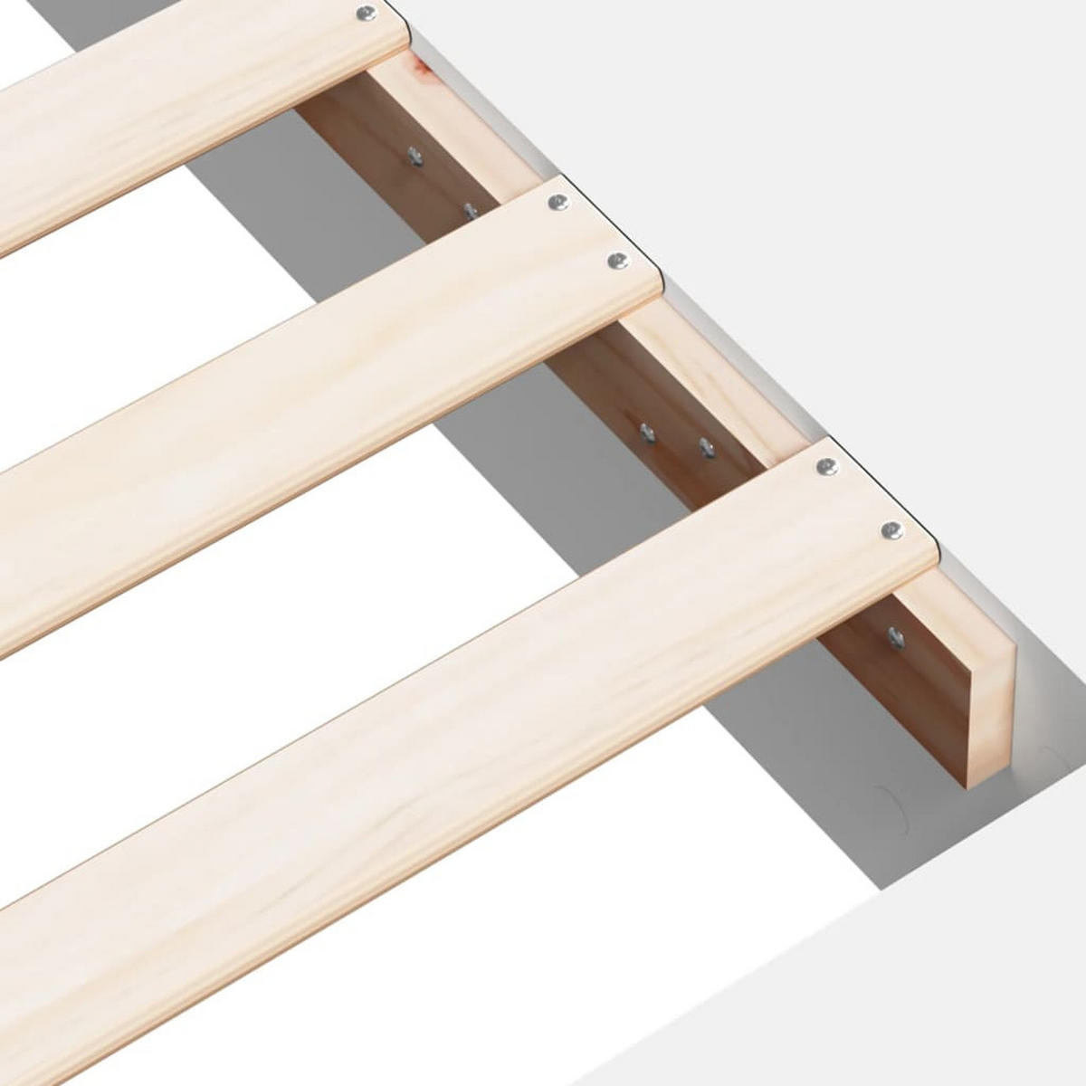 BETTGESTELL Weiss 140/200 Cm Holzwerkstoff - Weiß, Holzwerkstoff (140/200cm) - vidaXL