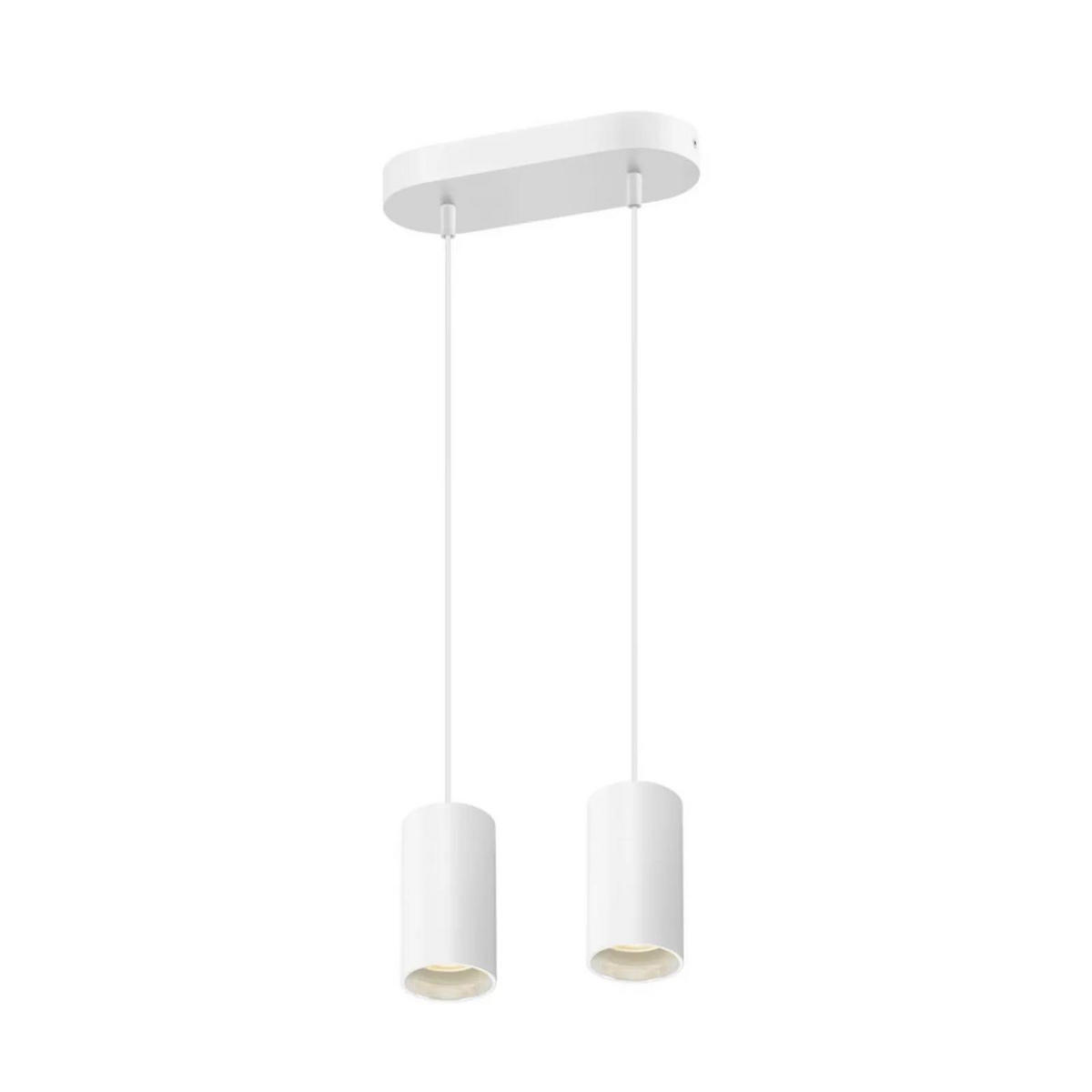 PENDELLEUCHTE ASTO TUBE Weiß - Weiß, Metall (3.5/3.5/26.2cm) - SLV