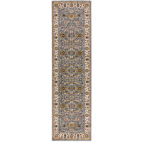 VINTAGE-TEPPICHE Silber Classic 67/250 cm - Silberfarben/Creme, Naturmaterialien/Textil (67/250cm) - Atticgo