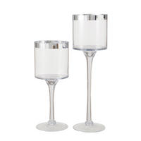 KERZENHALTER Arosa 30/40 cm - Transparent, Glas (12/40/12cm) - Boltze Home
