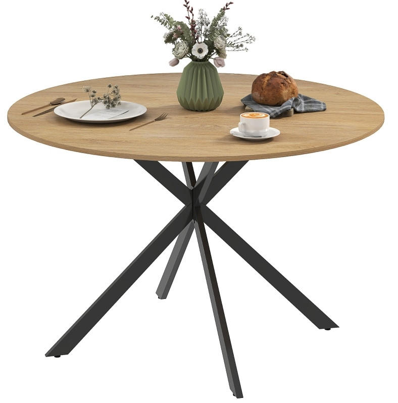 Meubliv Esstisch Braun 120x75x120 cm