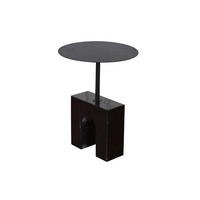 BEISTELLTISCH MODIG Schwarz 40x40x54 cm - Schwarz, Metall (40/40/54cm) - FURNLUX