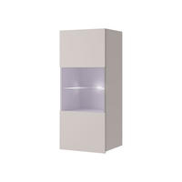 HÄNGEVITRINE Calabrini 05 mit blauer LED Beleuchtung - Kaschmir, Holzwerkstoff (45/117/32cm) - MIRJAN24