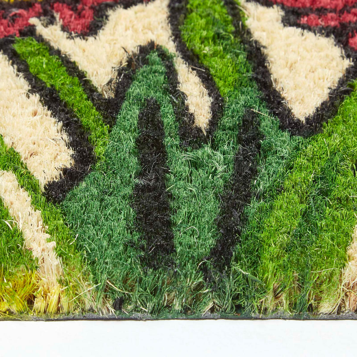 FUSSMATTE Blumengarten, Kokosfaser 40/70 cm - Naturfarben, Naturmaterialien (40/70cm) - Homescapes