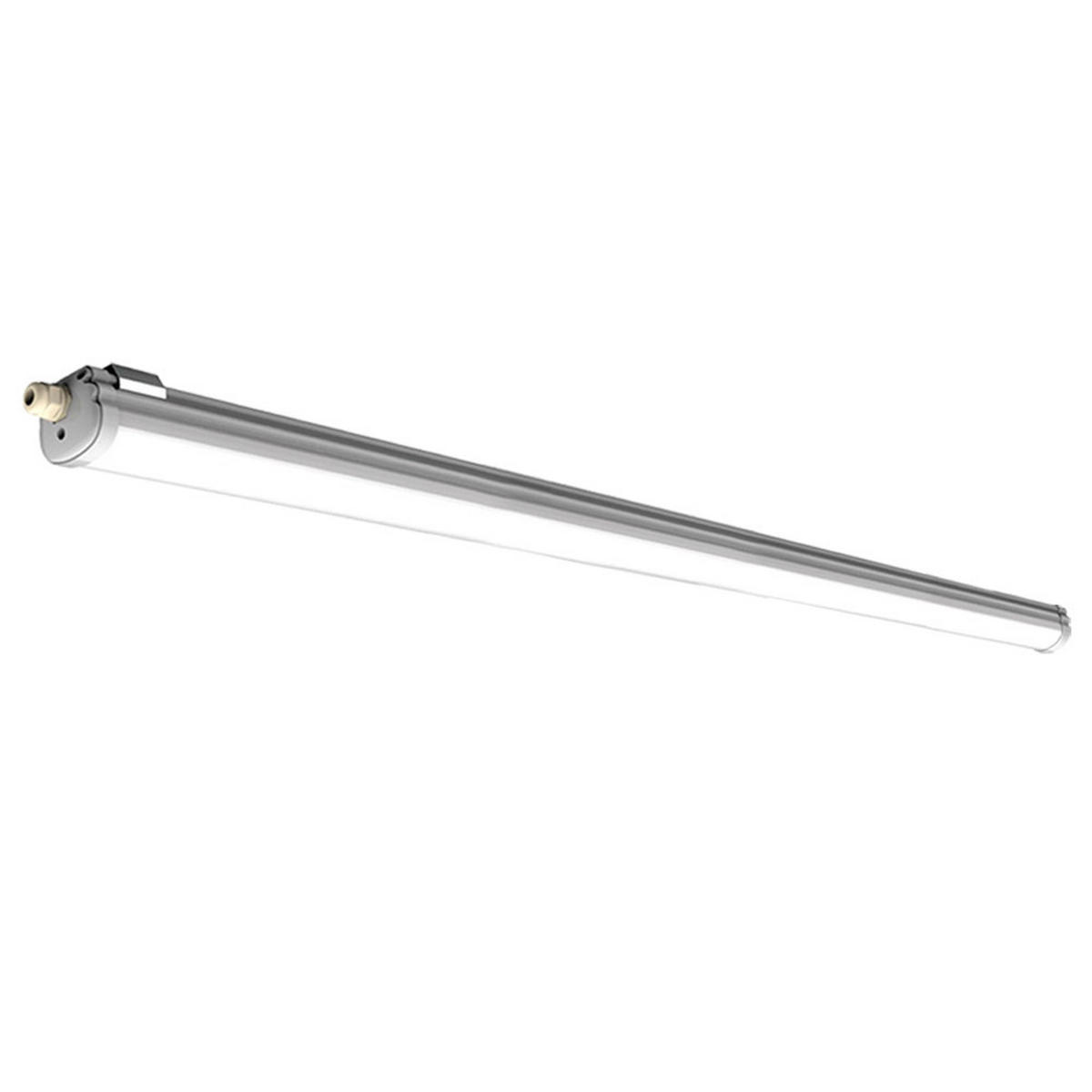 LED DECKENLEUCHTE Grau Metall - Grau, Kunststoff (150/6.5/5.8cm)