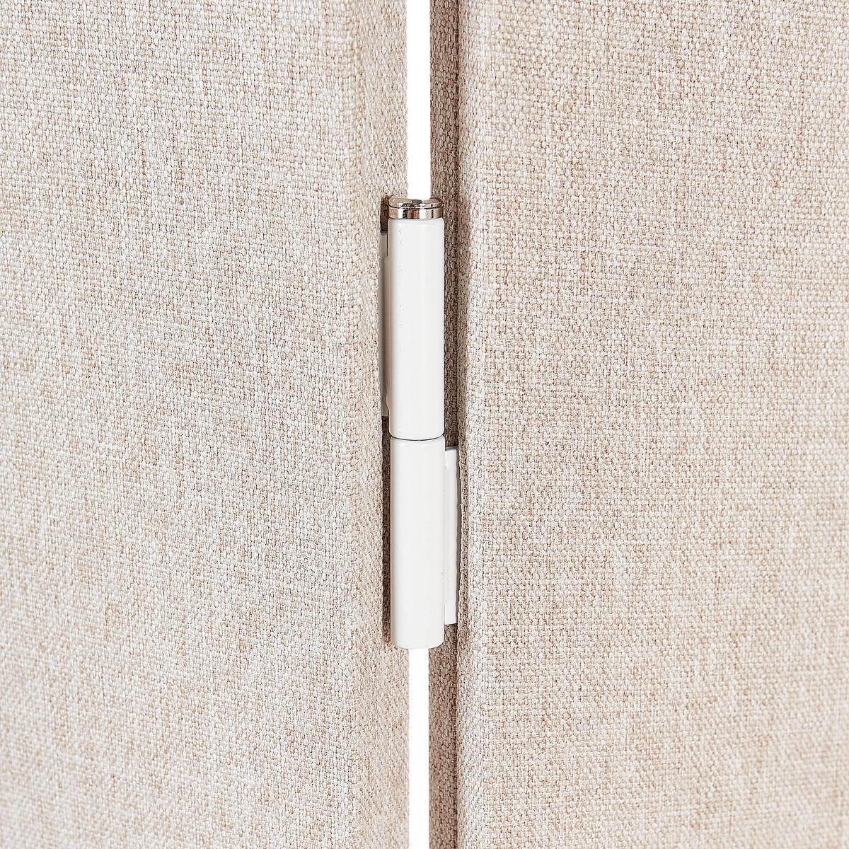 AKUSTIK-RAUMTEILER Beige Slimmy - Beige, Kunststoff (120/160/2cm) - Beliani