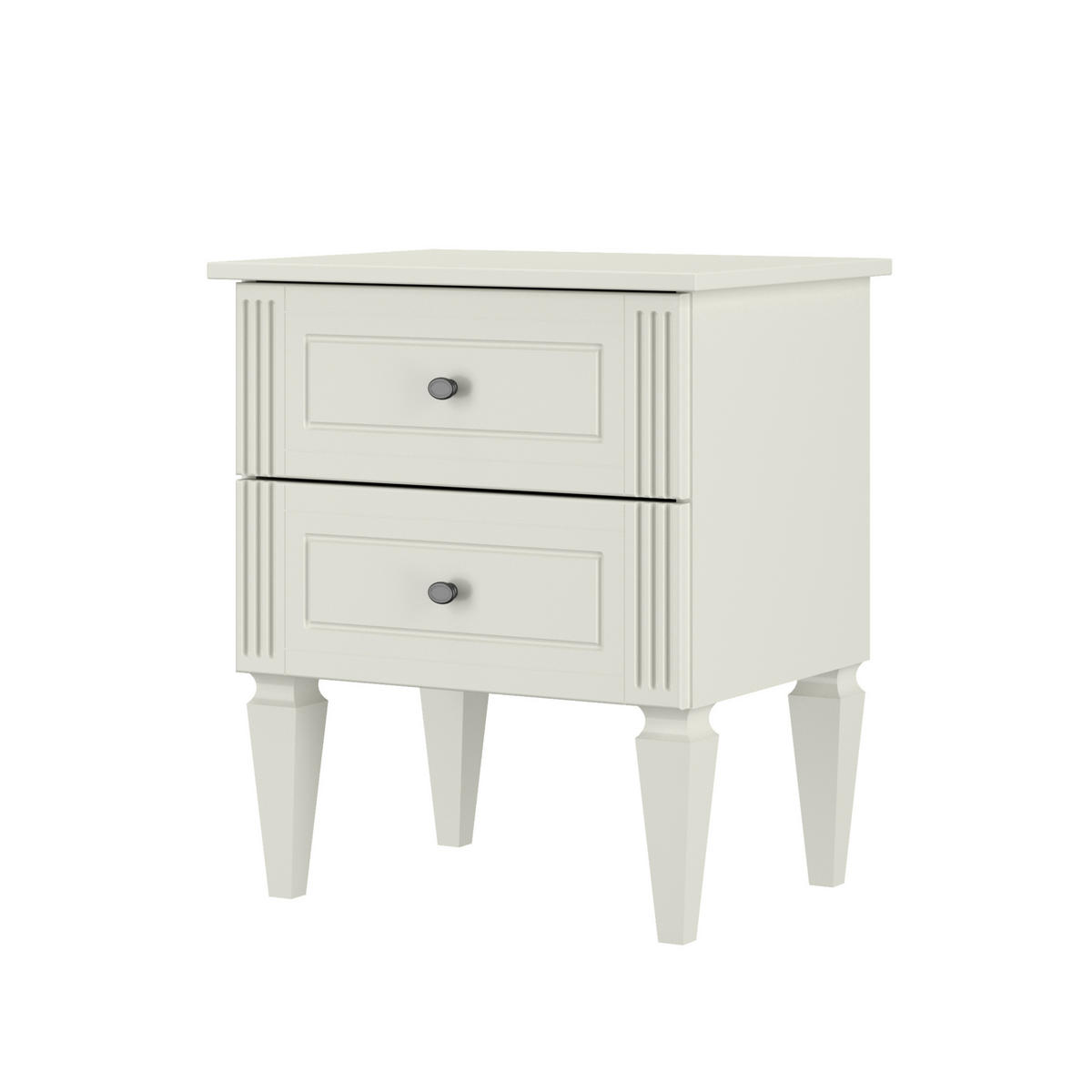 NACHTTISCH Ines - Weiß, Holzwerkstoff (51/59/40cm) - RAUMHIRSCH FURNITURE