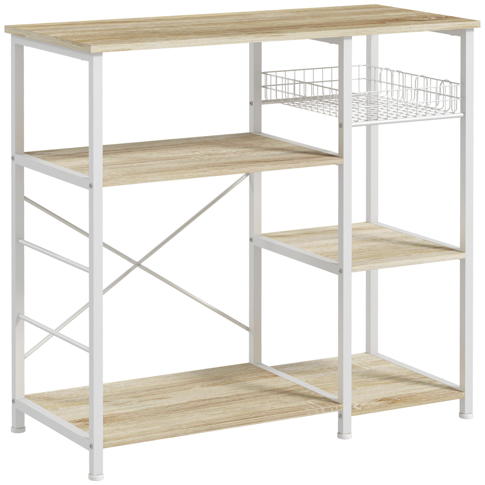 KÜCHENREGAL Eichefarben 1 Stück - Eichefarben, Holzwerkstoff (40/84.5/90cm) - GiPP