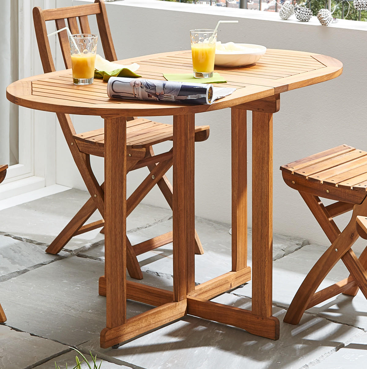 GARTENTISCH PEDRO - Beige, Holz (70/120/74cm) - SAM