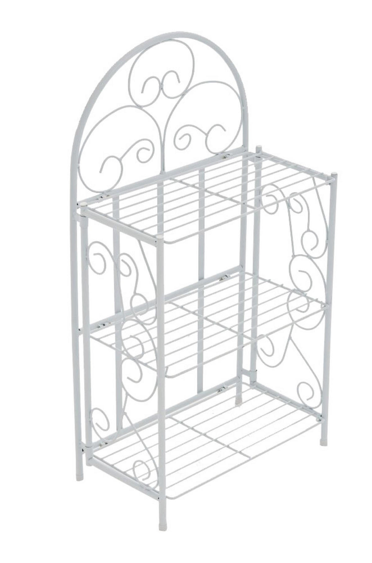 STANDREGAL Rosi weiß - Weiß, Metall (45.5/81.5/24cm) - TPFGarden