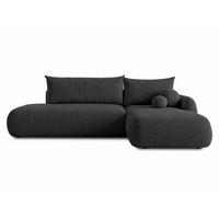 ECKSOFA Neto, Seite: Rechts - Schwarz, Holz/Kunststoff (187/300cm) - Sofnet