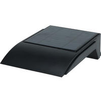 WANDLEUCHTE Solar 23/16/5 cm - Schwarz, Kunststoff (15/11/39cm)