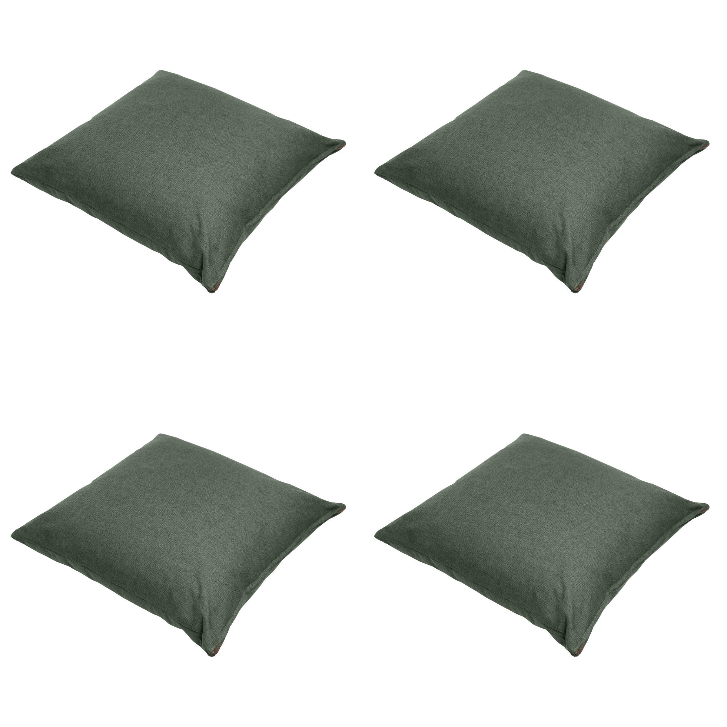 DEKORATIONSKISSEN Best deal - Grün - 60/60/10 cm - 4er-Set - Grün, Textil (60/60cm) - Madison