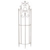 RANKGITTER Lavan antik braun - Braun, Metall (52.5/200/23cm) - TPFLiving