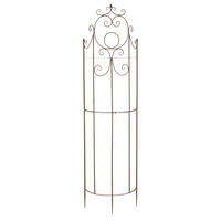 RANKGITTER Lavan antik braun - Braun, Metall (52.5/200/23cm) - TPFLiving