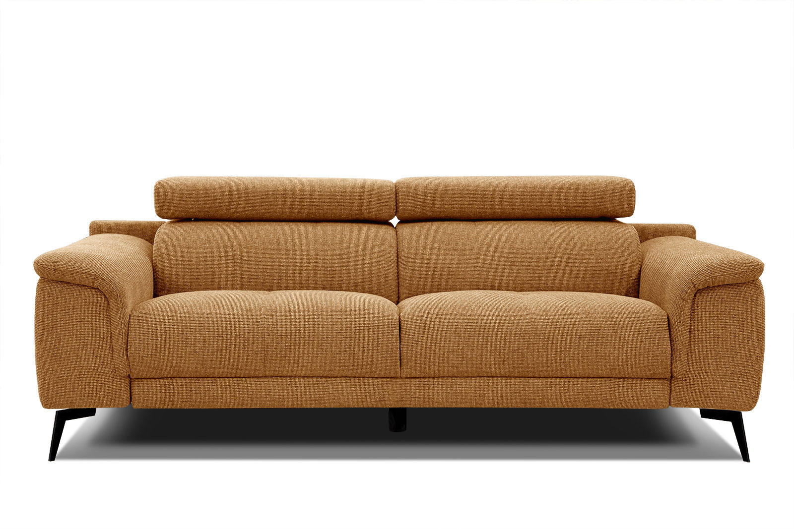 SOFA FIERO 3-Sitzer, orange - Orange, Holzwerkstoff/Textil (212/82/103cm) - Courtois Laville