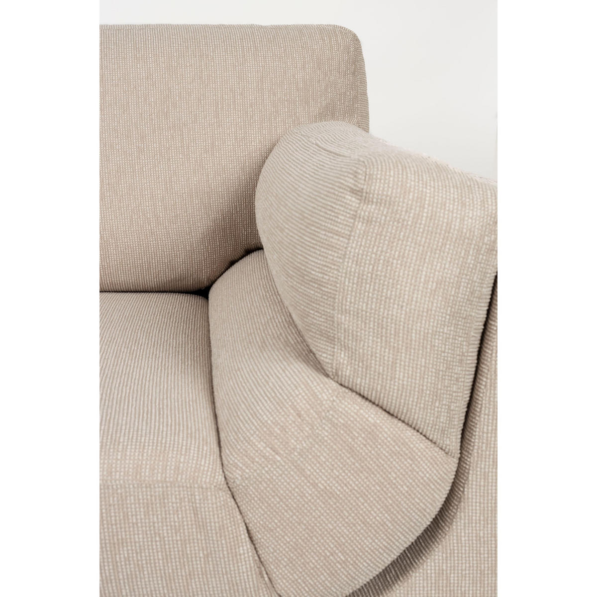 SOFA 3-SITZER Balcony Beige - Beige, Textil (256/85/99cm) - Zuiver