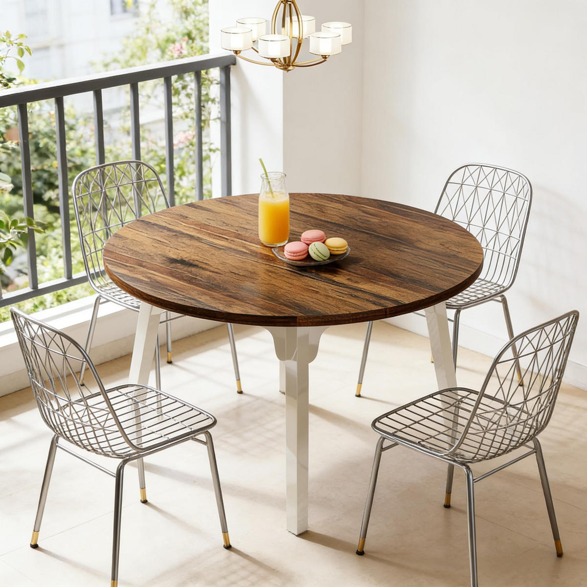 ESSTISCH Braun rund - Braun, Holz (47.28/47.28/29.55cm) - Kaket