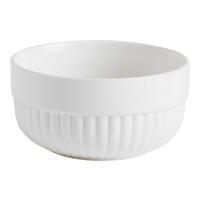 SCHALE Sandino - Weiß, Keramik (12/6/12cm) - home&you