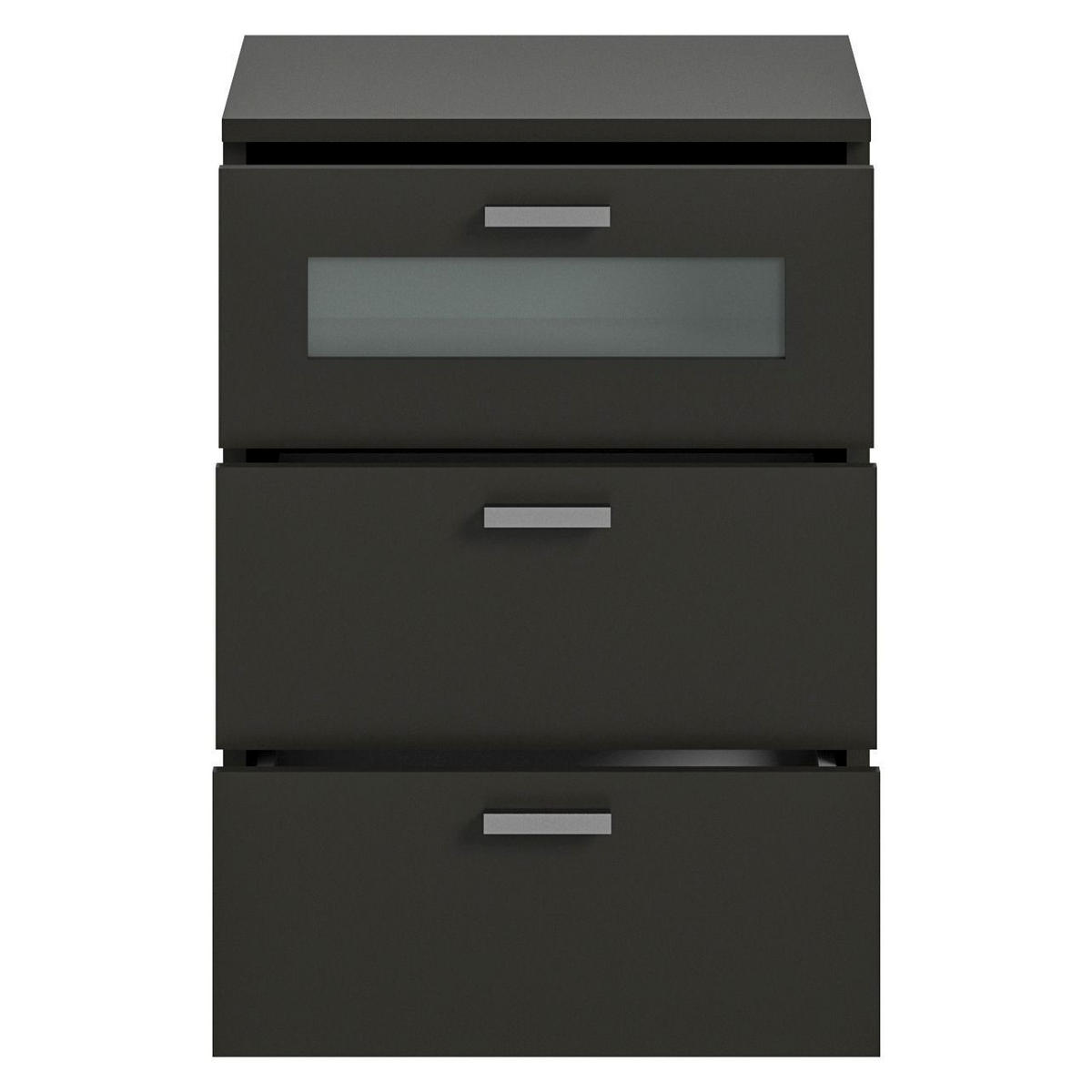 NACHTTISCH Xeno 40/45/60 cm - Grau, Holzwerkstoff (45/60/40cm) - Xonox