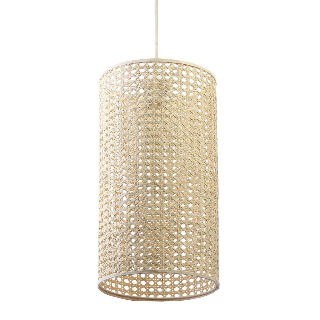 HÄNGELEUCHTE Beige 25/42 cm - Beige, Kunststoff (25/1/42cm) - ONZENO