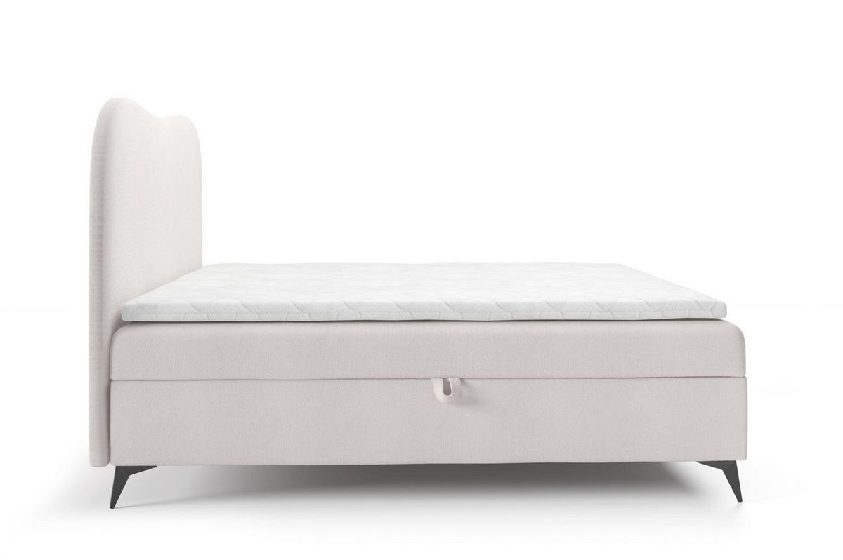 BOXBETT Blair Premium - Rotbraun, Holzwerkstoff/Textil (180/200cm) - Fun Möbel