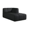SOFAELEMENT Rechts Kunstleder Schwarz - Schwarz, Holzwerkstoff/Kunststoff (101/77/175cm) - Makamii