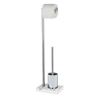 TOILETTENGARNITUR 15/20/74 cm - Weiß, Metall (20/74/15cm) - Wenko