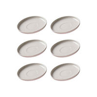 ESPRESSOUNTERTASSEN Jasper rosa ø 10.5 cm 6er Set - Rosa, Keramik (10.5cm) - Ritzenhoff Breker