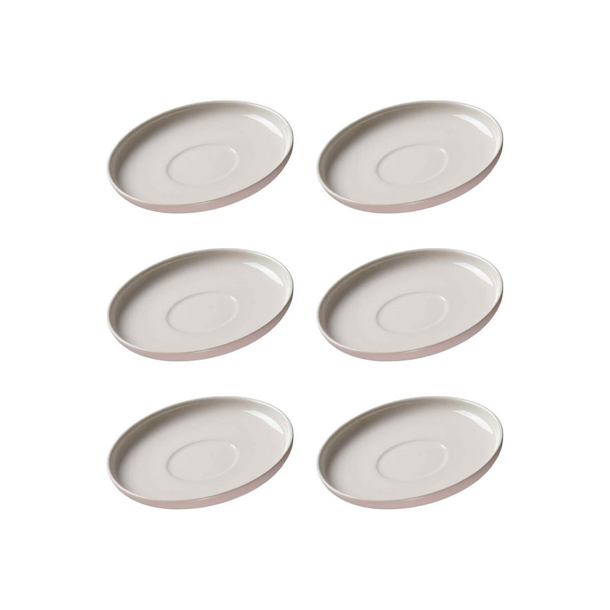 ESPRESSOUNTERTASSEN Jasper rosa ø 10.5 cm 6er Set - Rosa, Keramik (10.5cm) - Ritzenhoff Breker
