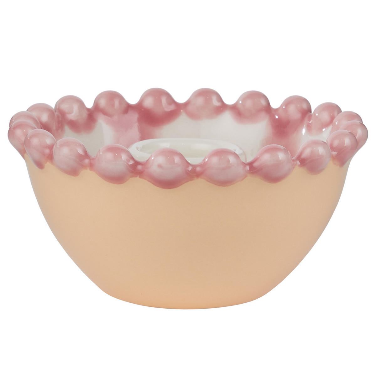 KERZENHALTER Strawberry aus Keramik - Rosa, Keramik (10/5/10cm) - Butlers