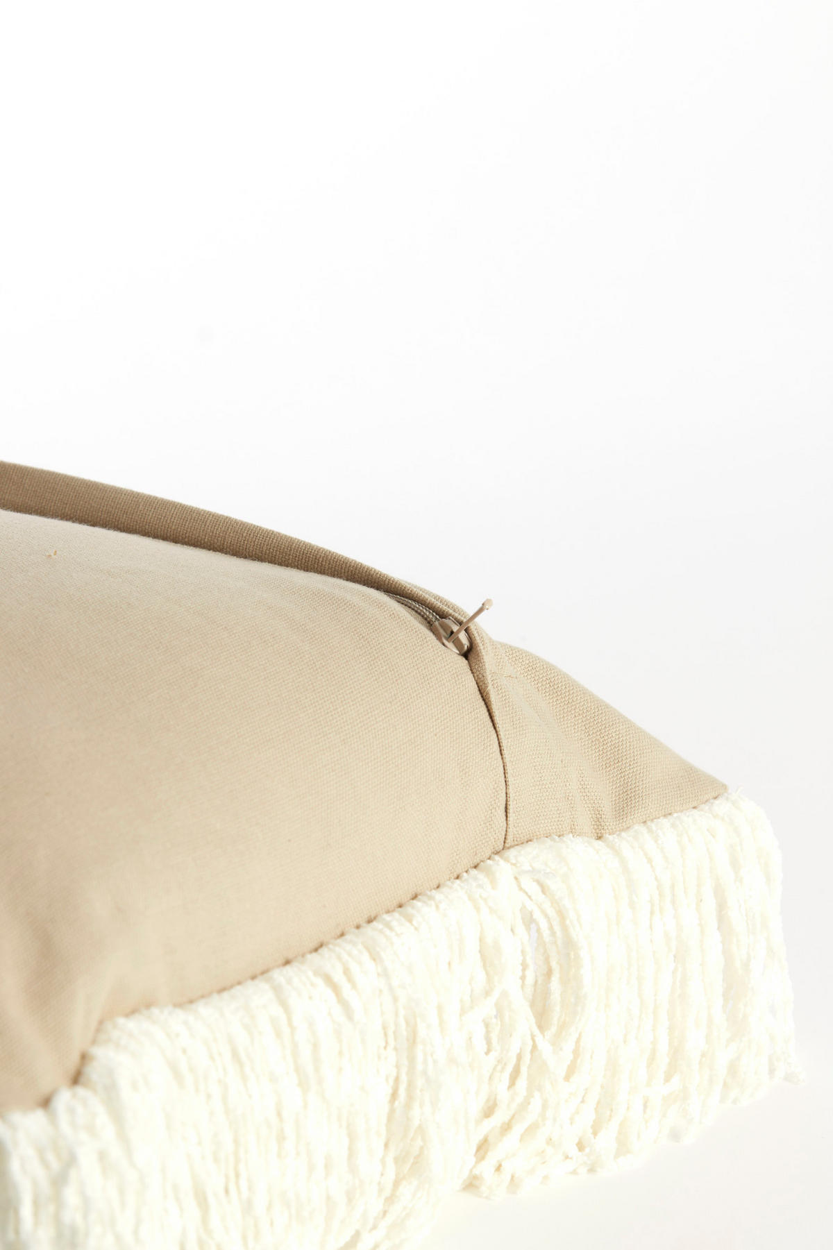 DEKOKISSEN Luani Weiß 60/30/10 cm - Weiß, Textil (30/60cm) - Light & Living
