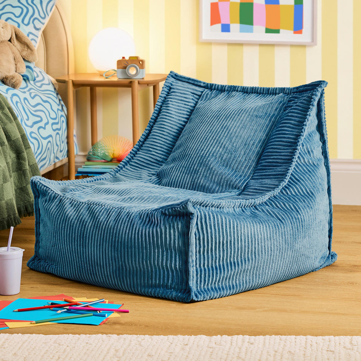 KINDERSITZSACK Sessel Alto - Blau, Textil (67/60/67cm) - icon
